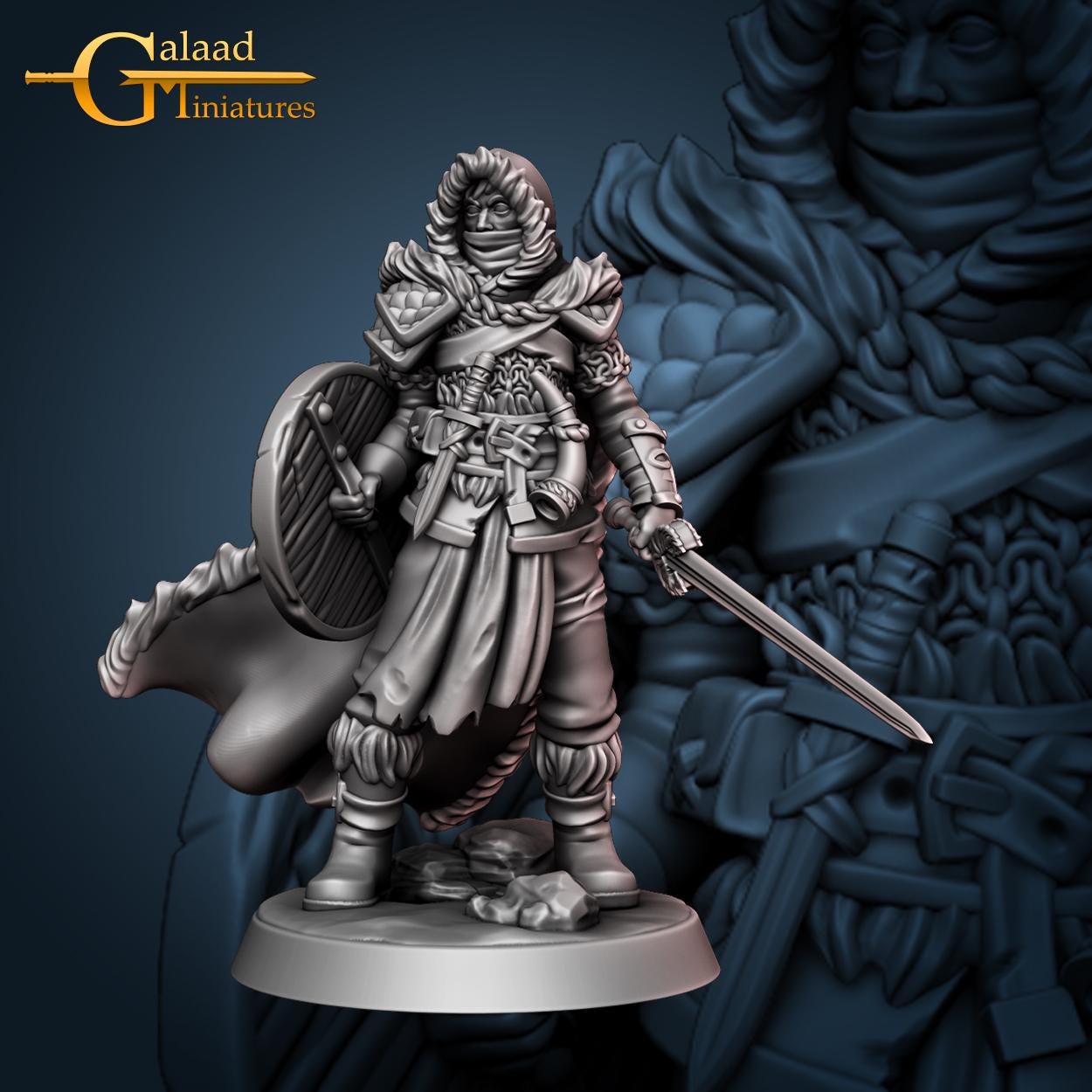 Northern Ranger with Sword and Shield