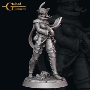 Monster Huntress with Sword