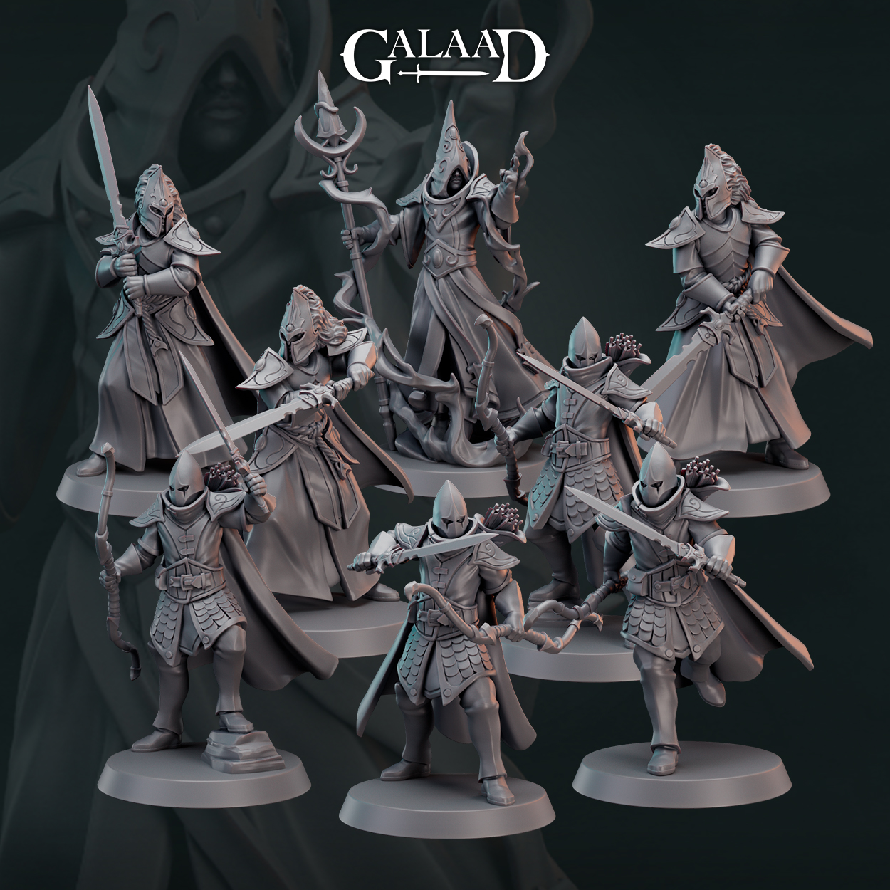 Elf Fighters Warband